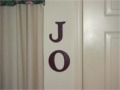 Letters by the door in several of the last houses Jo lived in
