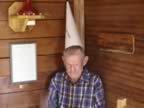 In the corner with the Dunce Cap