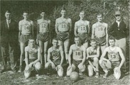 Julian's 1951 Basketball Team, Julian is center of back row, #19